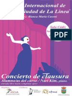 Cartel Clausura Curso Canto PDF