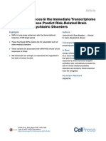 Genetic Differences in The Immediate Transcriptome Response To Stress Predict Risk-Related Brain Function and Psychiatric Disorders