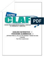 Tema 01 - Funciones Algebraicas - I PDF