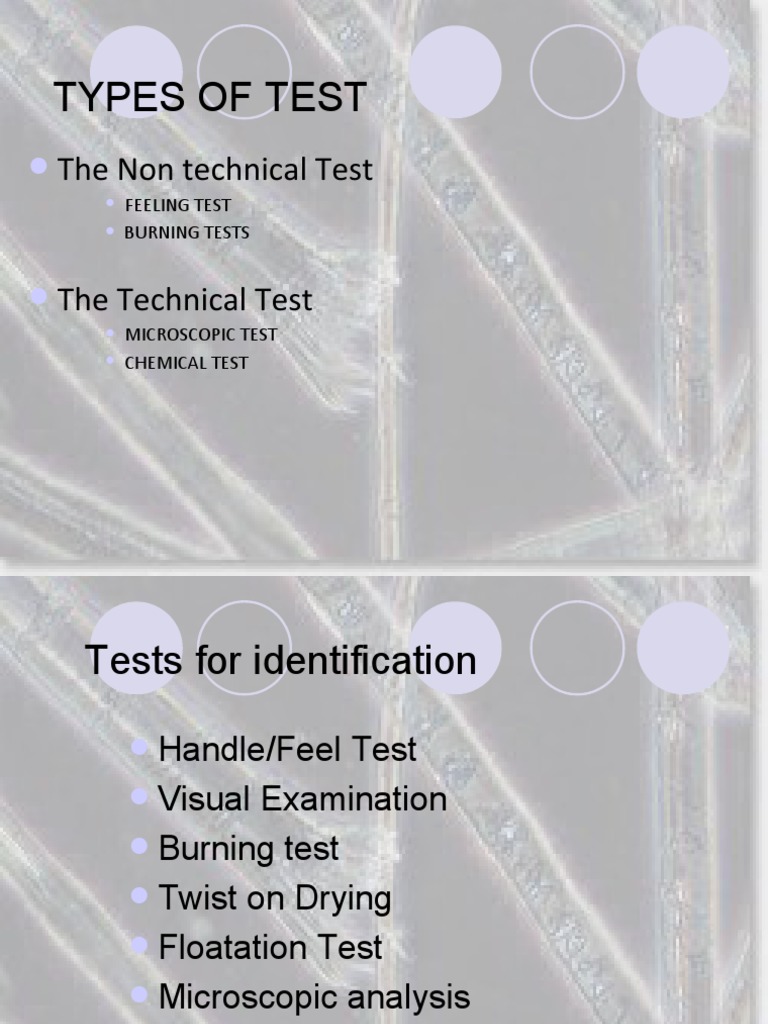 Identification of Textile Fibers | PDF | Textiles | Fibers