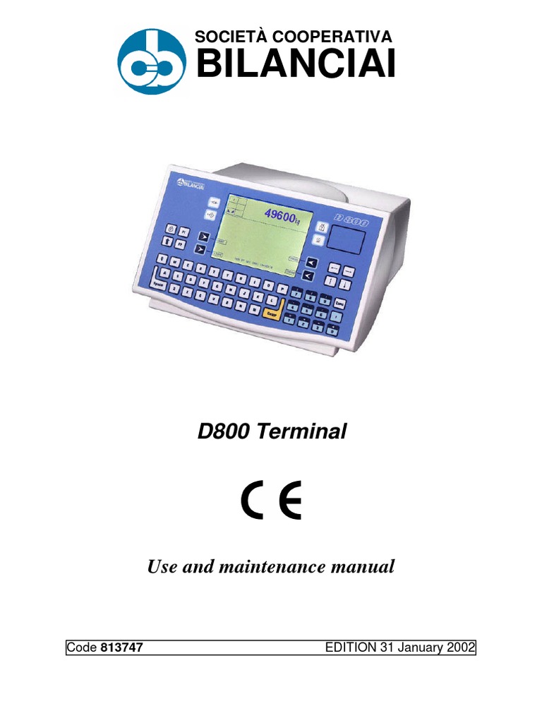 Balança User Manual en d800 Data Control PDF Electrical