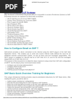 SAP BASIS FAQ and Important T Code