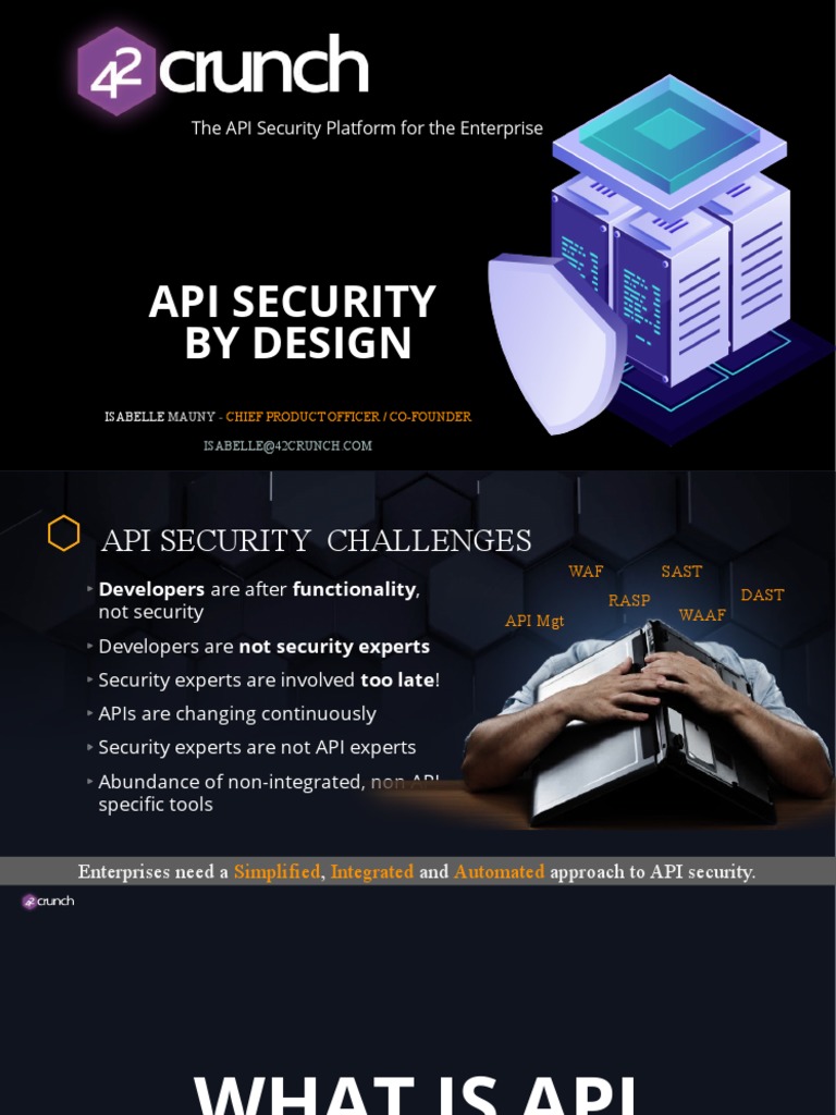 The API Security Platform For The Enterprise | PDF | Application ...