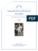 ANALISIS DE LA PELICULA SO-won