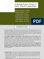 Using Purchasing Power Parity To Identify Fairly Priced Commodities