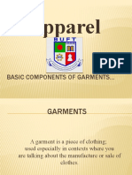 Apparel: Basic Components of Garments