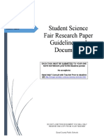 Student Research Paper Guidelines and Documents - Use