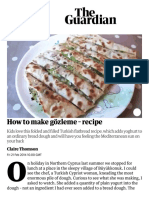 How To Make Gözleme - Recipe - Life and Style - The Guardian