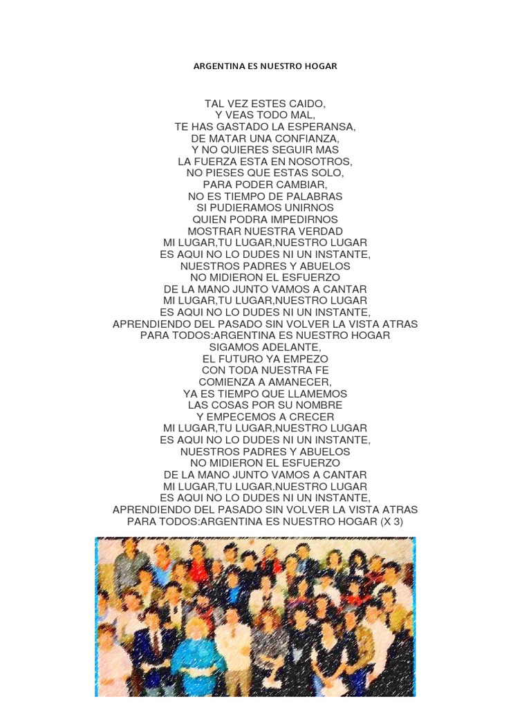 Argentina Es Nuestro Hogar Pdf