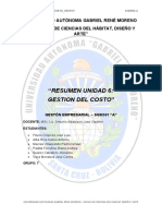 Resumen Unidad 6:: Gestion Del Costo