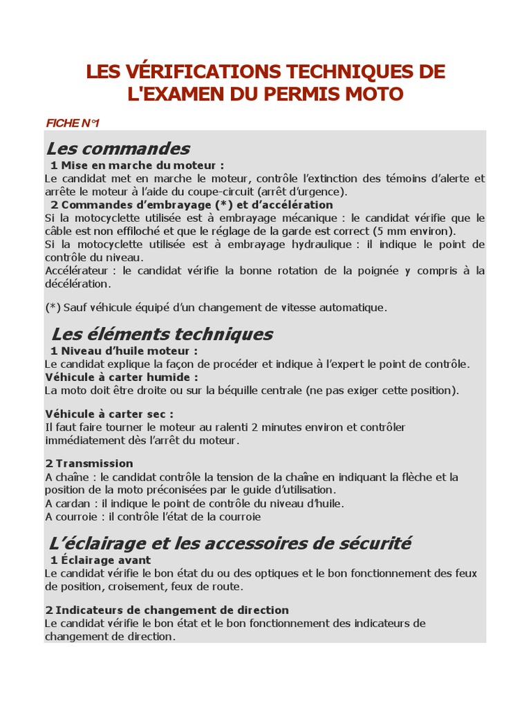 Examen Permis Moto – Tout savoir sur le permis moto – EETOYJ