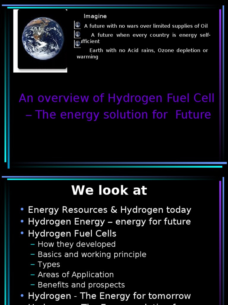 Hydrogen Fuel Cell Overview and Principles | PDF | Fuel Cell | Fuels