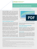 Green Economy & Trade: Industrial Policy: Challenges and Opportunities