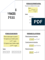 2ESO - Tema 02 - Potencias y Raices