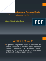 SEGURIDAD SOCIAL Tema 4reglamento Aplicacion Del IHSS