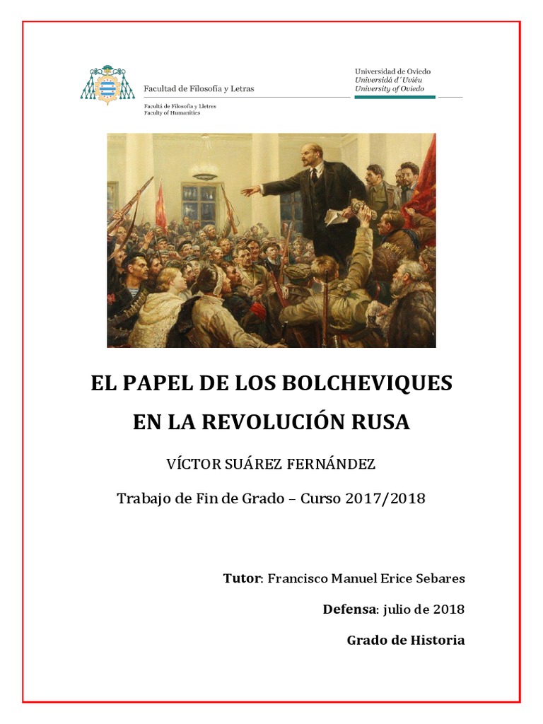 Bolcheviques y su rol en la Revolución Rusa | PDF | Vladimir Lenin ...