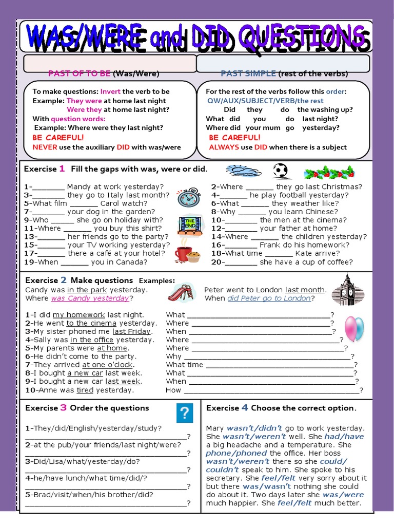 There is, There are + some, any - Exercise 1 - Worksheet