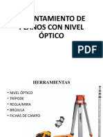 Levantamiento de Planos Con Nivel Óptico