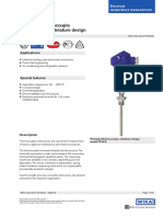 DS - TE6504 - GB - 7494 - Threaded Thermocouple, Miniature Design