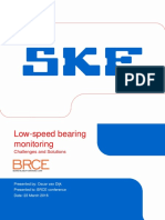SKF Low-Speed-Bearing-Monitoring - Oscar-Van-Dijk - BRCE2016 PDF