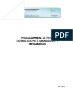 P-5-06 Demolicion Manual y Mecanica