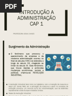 INTRODUÇÃO A ADMINISTRAÇÃO CAP 1