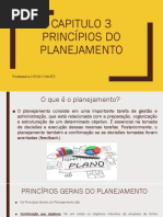 Capitulo 3 Princípios do planejamento