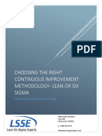 Choosing The Right Continuous Improvement Method PDF