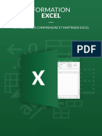 Formation Excel PDF (70 Pages Pour Compredndre Et Maitriser Excel) PDF