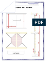 design of wall footing