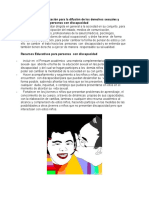 Propuesta de socialización para la difusión de los derechos sexuales y reproductivos de las personas con discapacidad