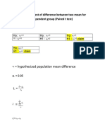 Dependent Tesr Paired Exam