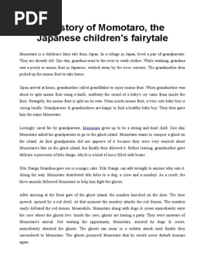 001 The Story Of Momotaro The Japanese Children S Fairytale Pdf