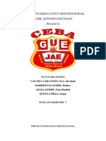 Proyecto Educativo Institucional "Jose Antonio Encinas" Juliaca