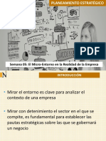 Semana 05 - El Microentorno en La Realidad de La Empresa