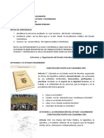 Actividad de Recuperacion Estructura Del Estado Colombiano 1P Grado 9