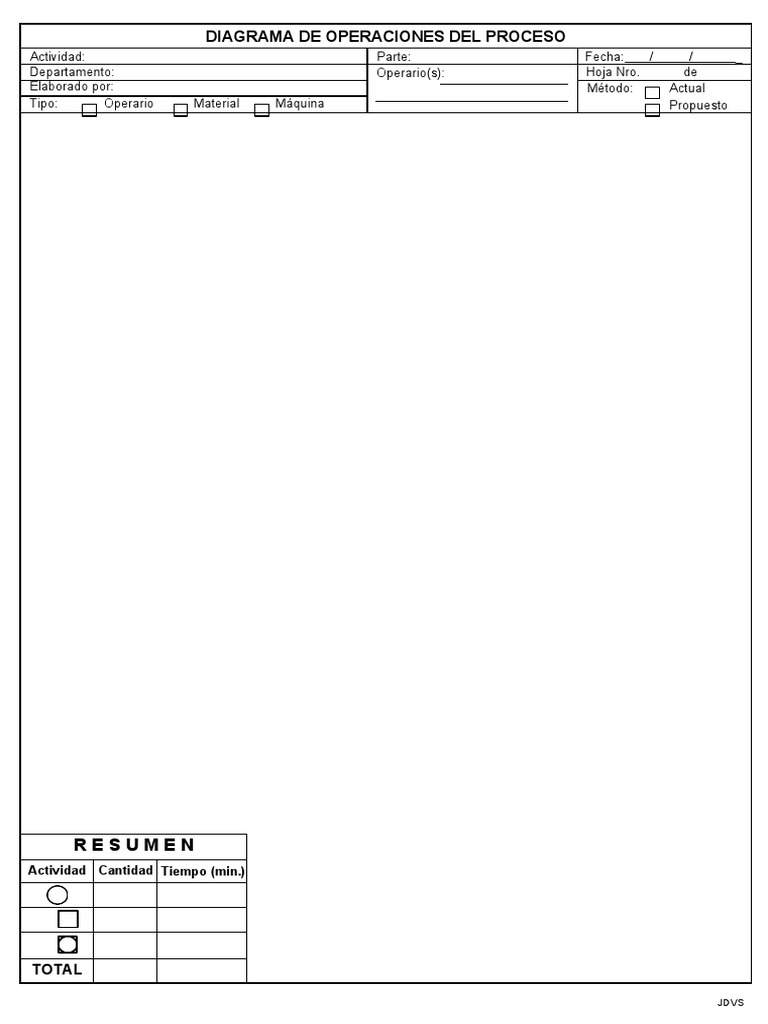Estudio - de - Metodos - Formatos - Dop - Dap - Bimanual | PDF ...