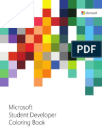 Microsoft Student Developer Coloring Book