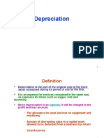 PETROLEUM ECONOMICS - Depreciation