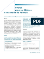 Errores de dispensación en farmacias comunitarias