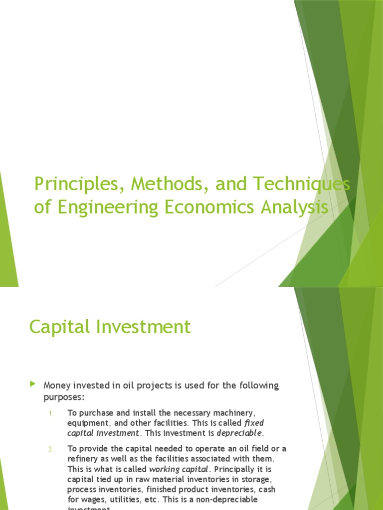 Engineering Economics in Oil Investment | PDF | Interest | Compound ...