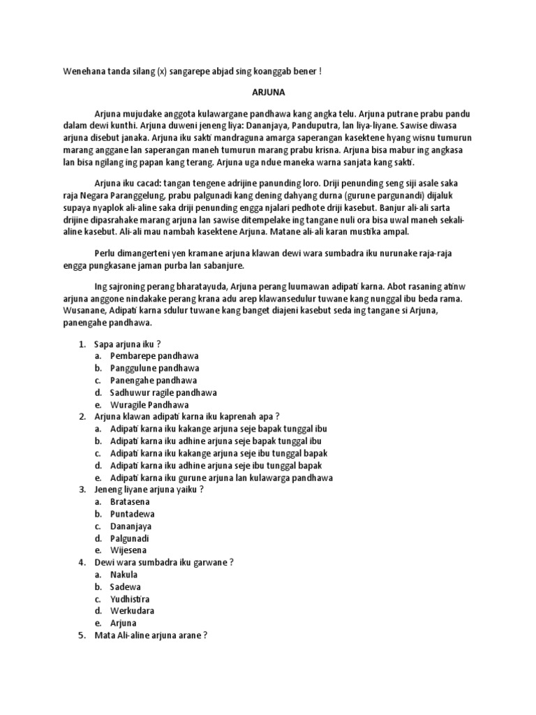 Bahasa Jawa Kelas X Pdf