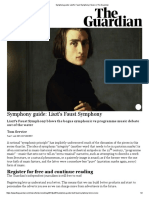 Symphony Guide: Liszt's Faust Symphony: Register For Free and Continue Reading