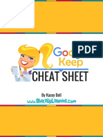 Google Keep Cheat Sheet © by Kasey Bell PDF