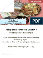 LAS Filipino 6 19 Ang Alamat NG Ahas