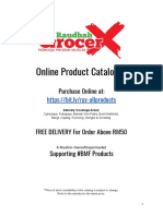 Online Product Catalogue
