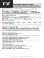 Instructions On How To Properly Fill in The WAIR