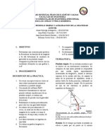 LABORATORIO #2: Aceleración de La Gravedad