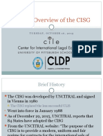 Cisg Overview Powerpoint Slides