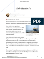 Shipping - Globalization's Lifeblood